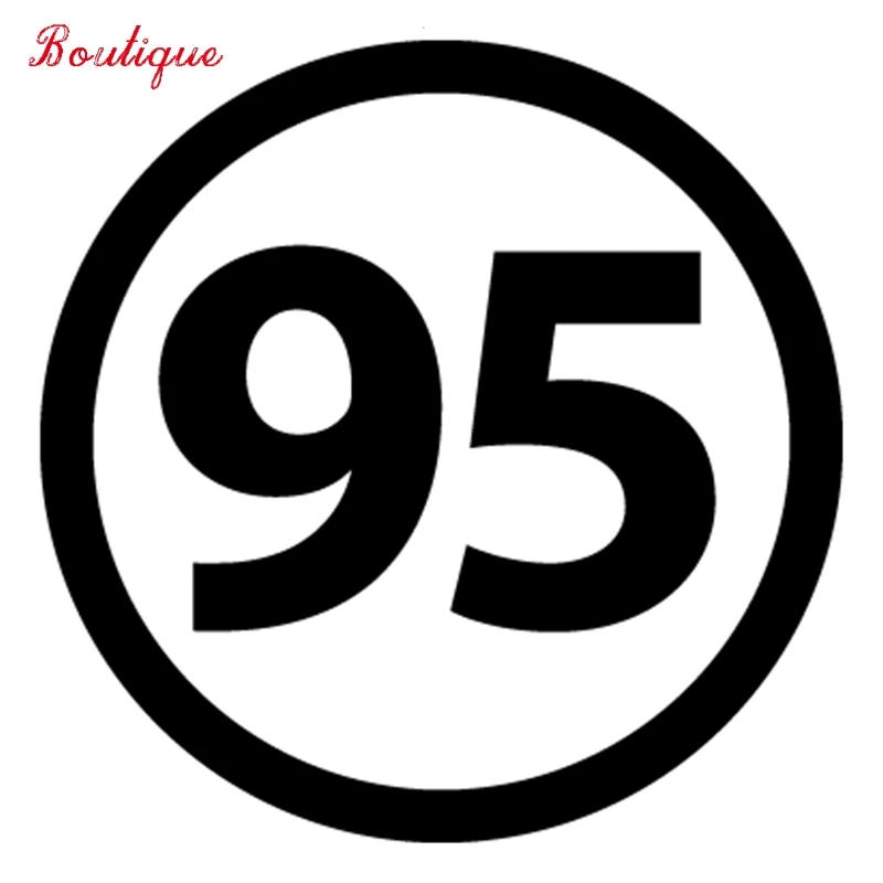 

Personalized decoration interesting Vinyl Decals, 15cm-15cm round 95 truck bumper rear window waterproof car stickers