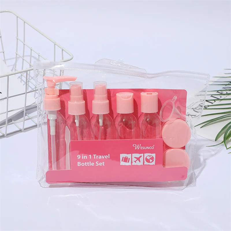 9 шт. дорожная бутылка-распылитель с крышками
