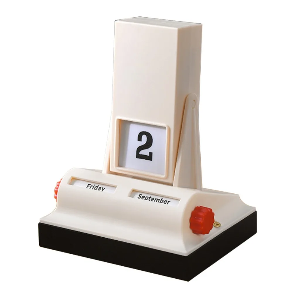 

Бежевый настольный флип-календарь ABS