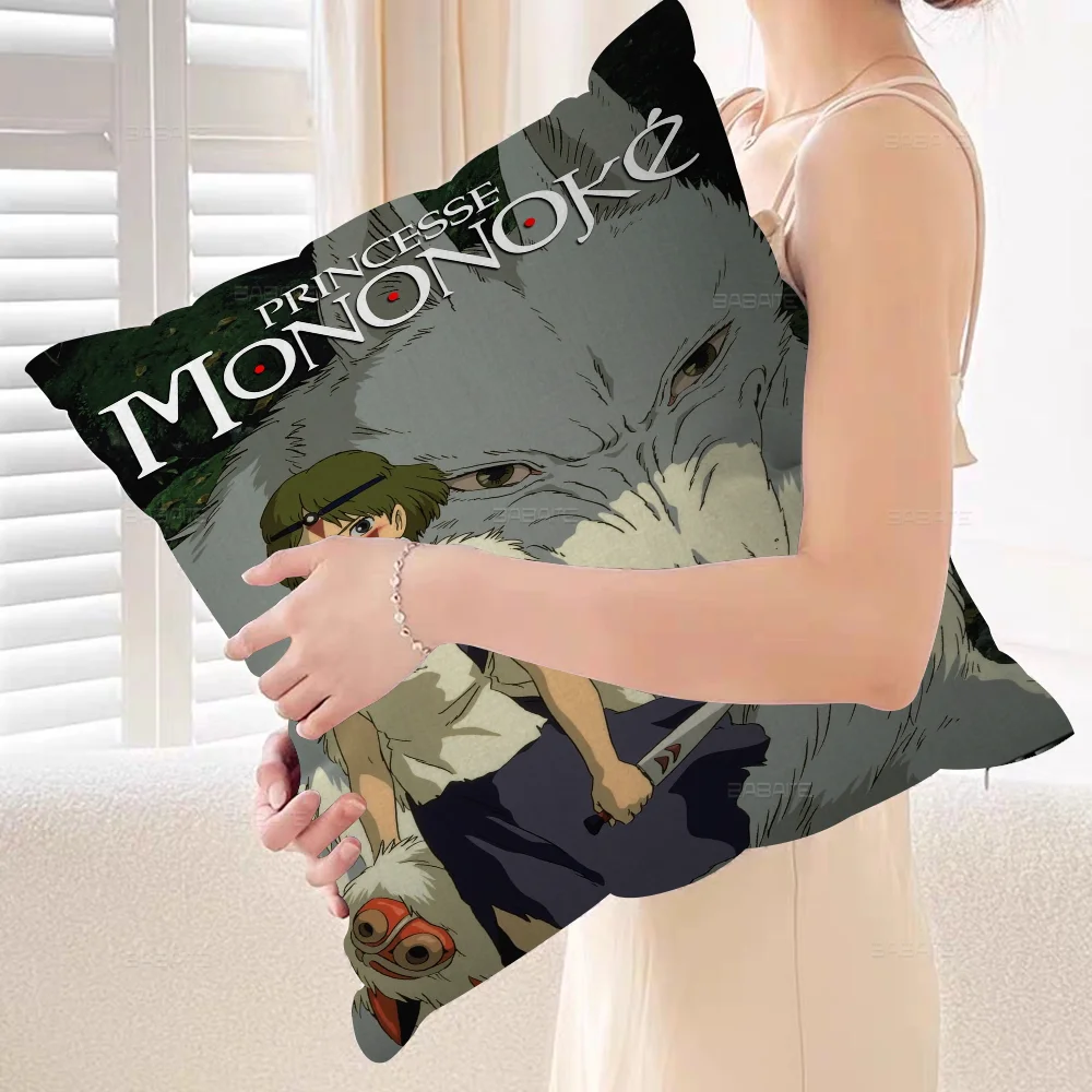M-Mononoke Anime Princess Pillow Cover Design Cushion Decor Holiday Decorati