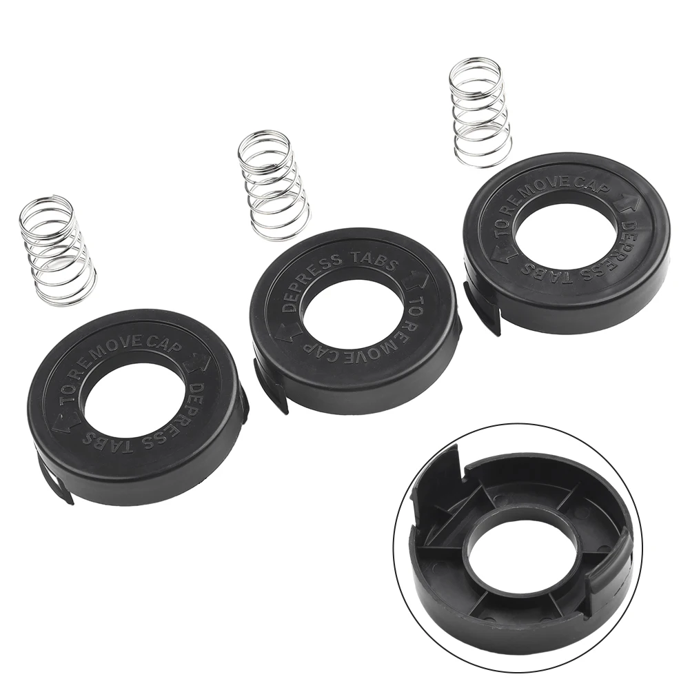 

Tool Trimmer bump cap 3 Pack Replacement For Black & Decker 682378-02 68237-02 ST4500 Black Protection Durable