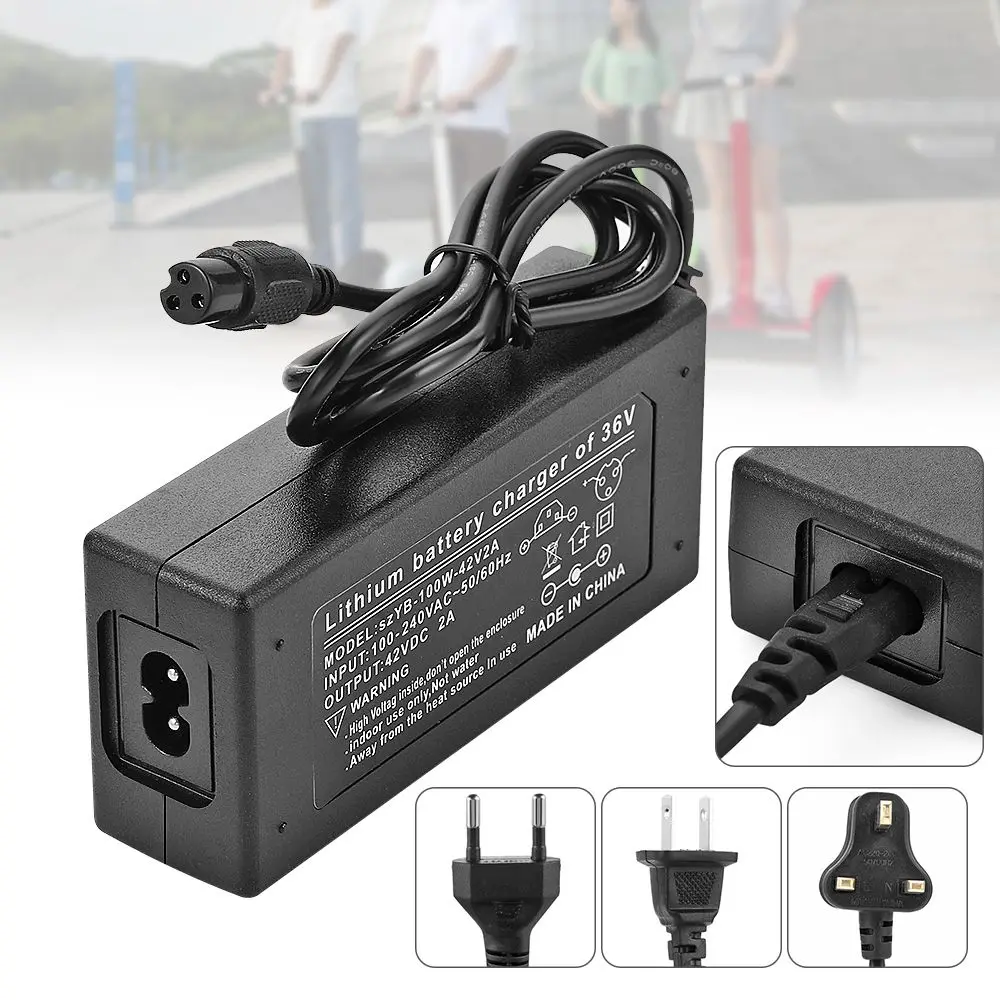 

42V 2A Transformer Power Supply Li-on Battery Electric Bike Power Adapter Scooter Charger AC/DC Adapter Battery Charger