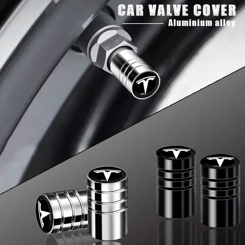 

4 шт., металлическая крышка клапана ступицы автомобиля Tesla Model 3 Model Y 2023 Model S Model X