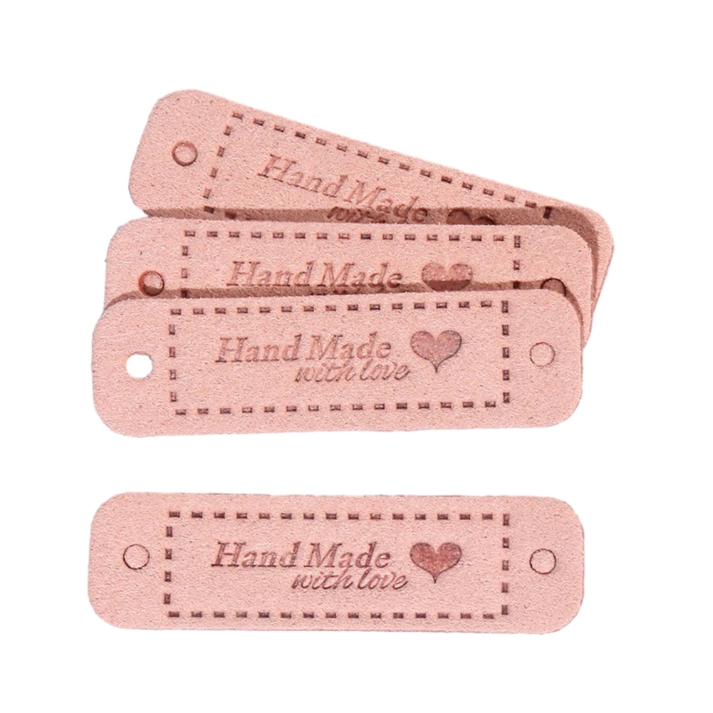 

Faux Leather Tags Garment Label DIY Sew-on Label For Knitting Items Hand-made Tags High Quality Sewing Equipment