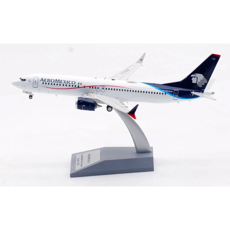 Модель 1:200 литой под давлением самолет из сплава INFLIGHT AEROMEXICO &quotSkyTeam&quot Boeing B737-8 MAX