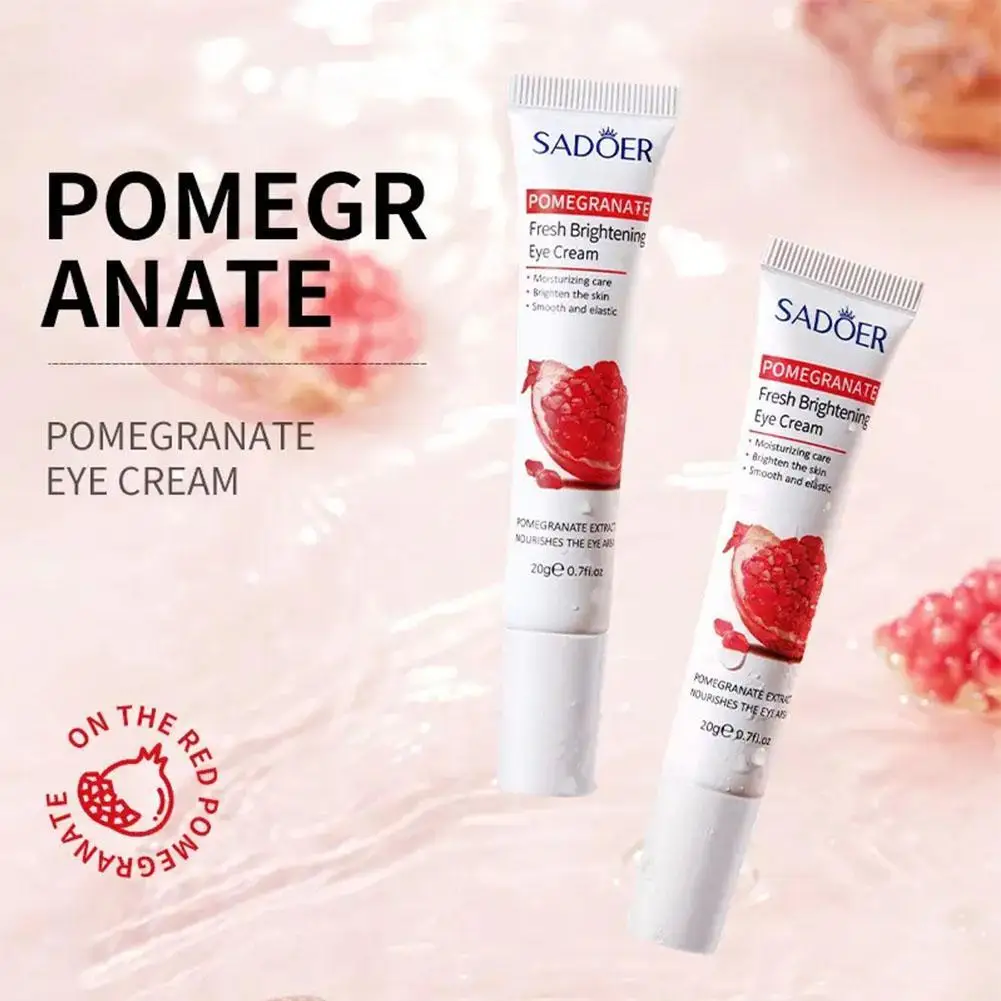 

20g Pomegranate Fresh Brightening Eye Cream Moisturizing And Improving Dry Eye Cream Anti-wrinkles Dark Circles Under Eyes