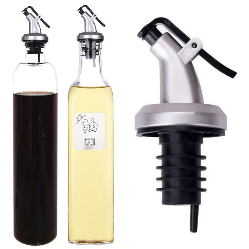 

Olive Oil Sprayer Drip Wine Pourers Liquor Dispenser Leak-proof Nozzle ABS Lock Sauce Boat Bottle Stopper Kitchen Bar BBQ Tool