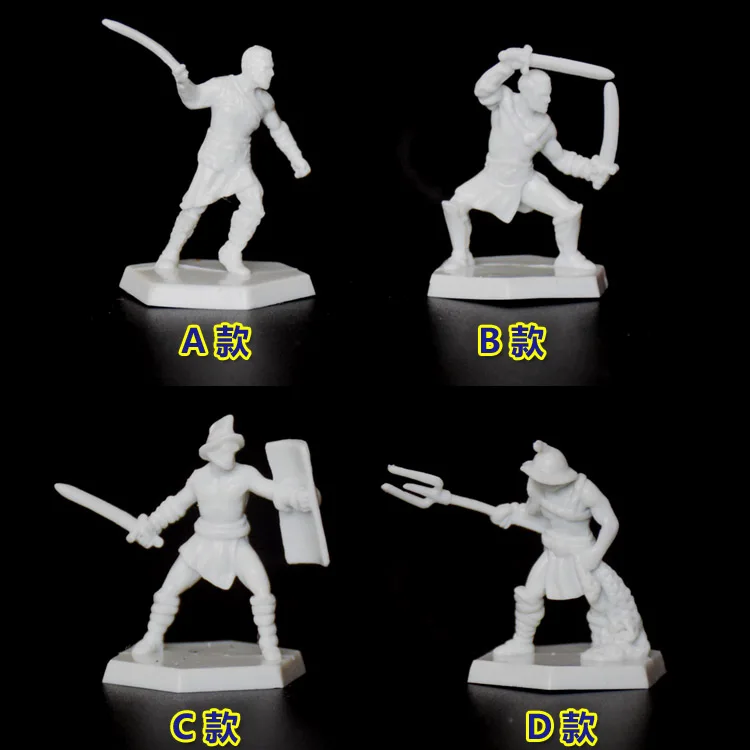 

ПВХ фигурка модель игрушка настольная игра модель Warrior Gladiator 4 шт./компл.