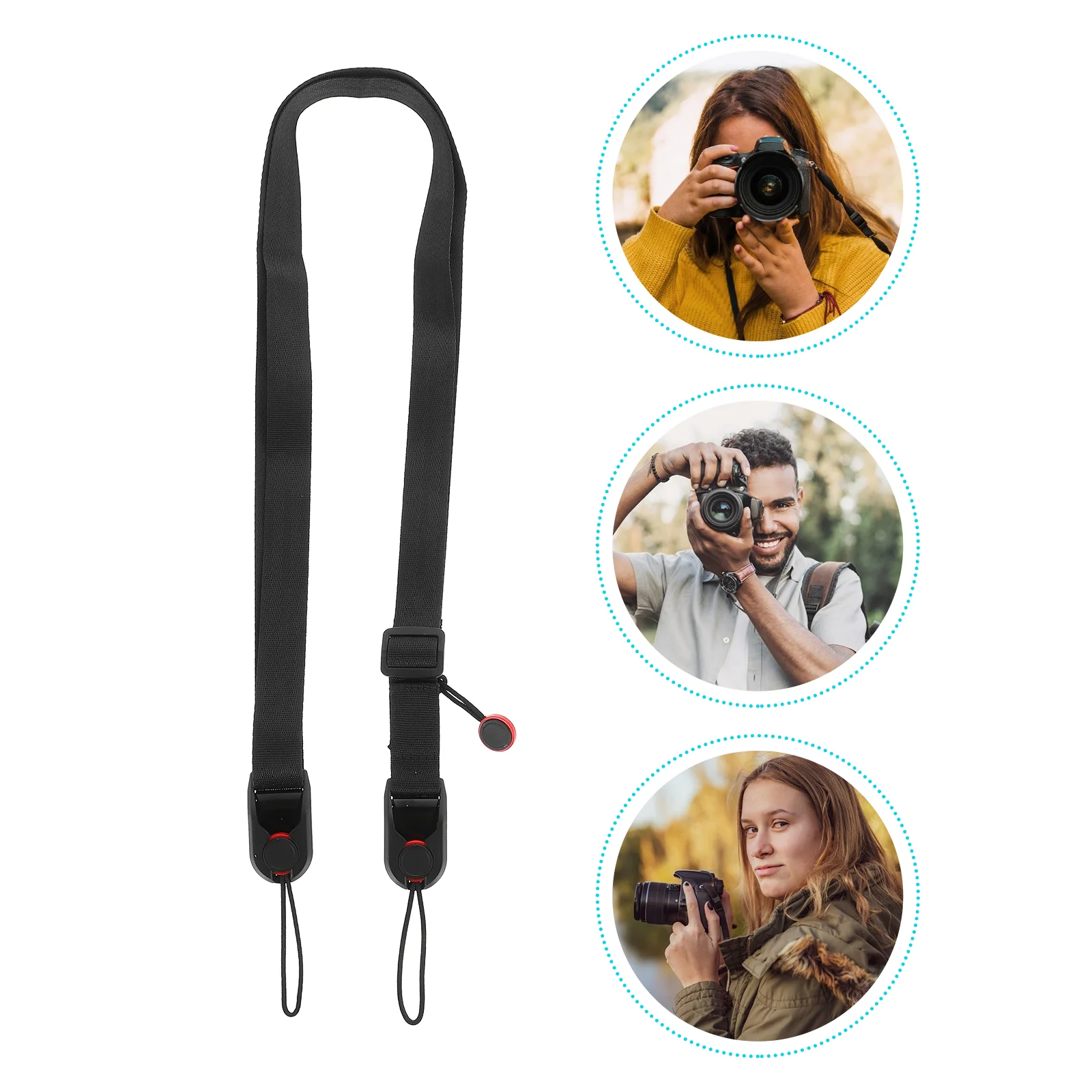 

Camera Strap Neck Hand Adjustable Sling Webbing Straps Belt Shoulder Grip Rope Photographer Safety Wrist Nonaccessories Cameras