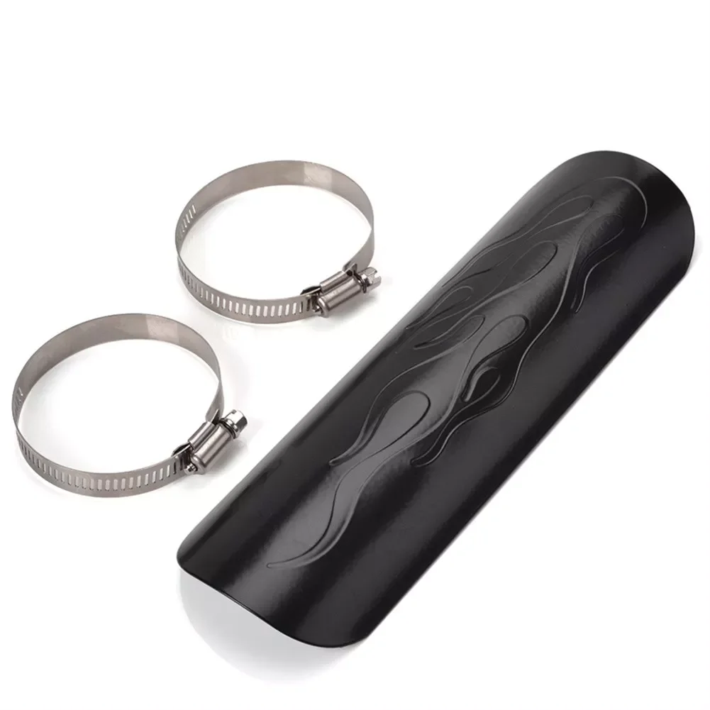 

Набор мотоциклетный выхлопной глушитель, труба, тепловая защита, крышка, хромированная защитная труба на каблуке, тепловой экран, аксессуар...