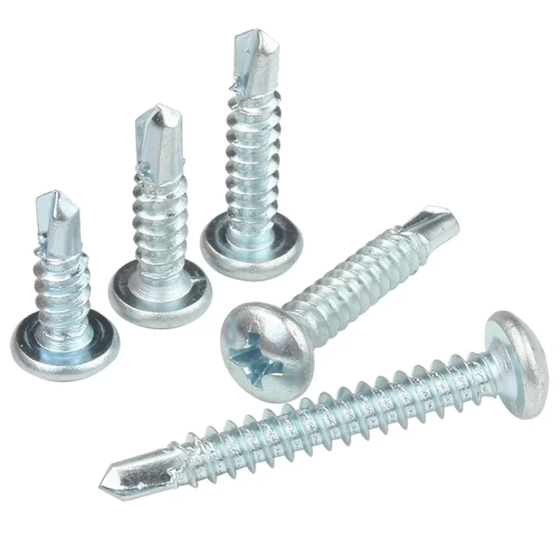 Саморез с круглой головкой из нержавеющей стали и углеродистой M2.9 ~ M6.3