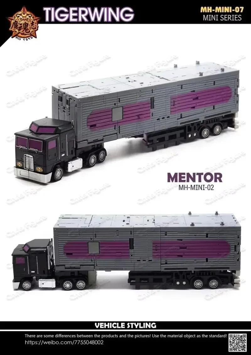 В наличии: Трансформируемая игрушка 5 в 1 MHZ MH-MINI-07 TIGERWING Motormaster Menasor Breakdown Wildrider, фигурка-робот (art.: 3920daceabdb5) - 3920daceabdb5