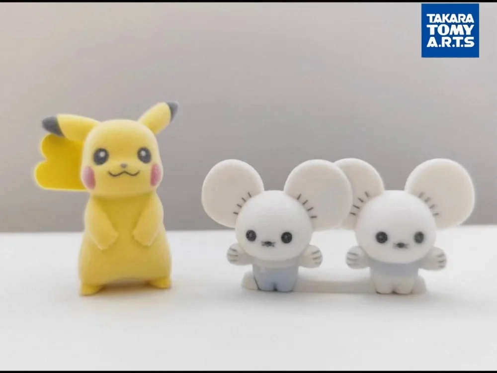 Фото Мини-фигурка Takara Tomy Pokemon Gashapon Pikachu Swablu Sylveon, коллекционное украшение для рабочего стола, для любителей аниме №3