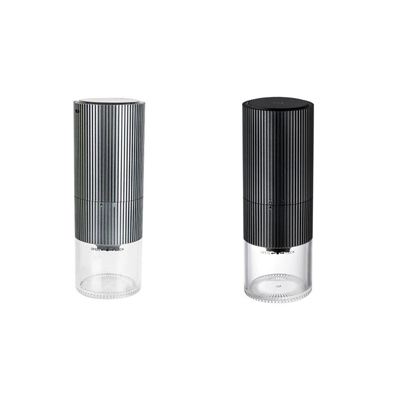 

Coffee Grinder TYPE-C USB Charge CNC Stainless Steel Grinding Core Coffee Beans Grinder Electric -Silver
