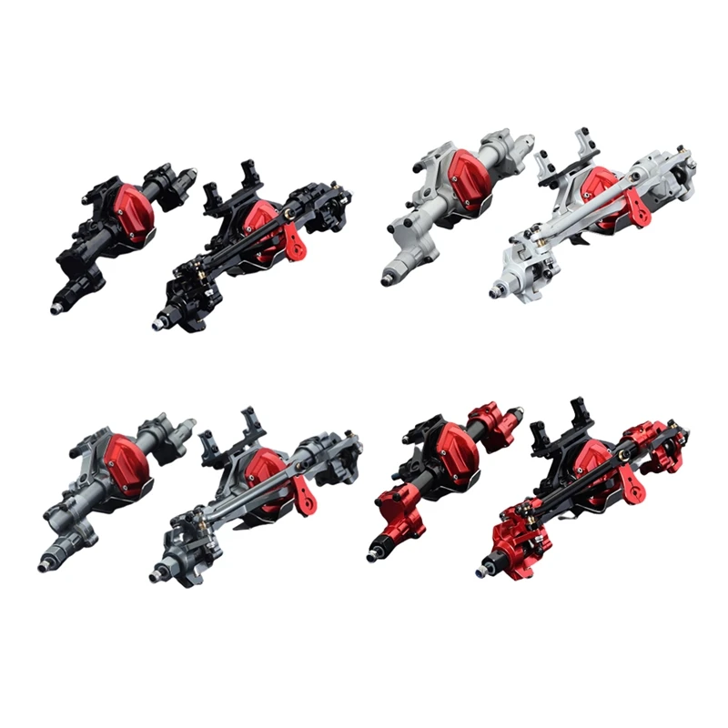 

Набор металлических передних задних осей для 1/10 радиоуправляемая модель Axial SCX10 и SCX10 II 90046