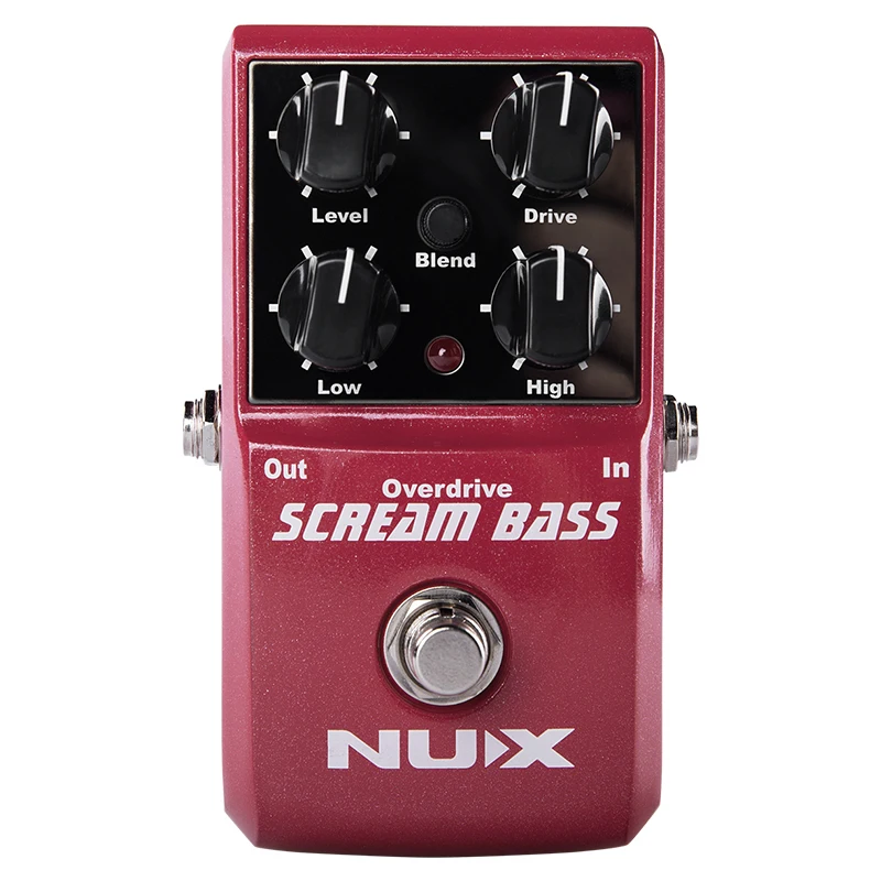 

Nux крик бас аналоговый Overdrive педаль бас эффектов истинное байпас/Nux эффектор электрическая гитара