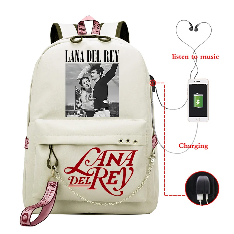 

Lana Del Rey School Backpack Bags School Backpack for College Students Backpacks for Teenage Girls Lana Del Rey Bookbag Mochila