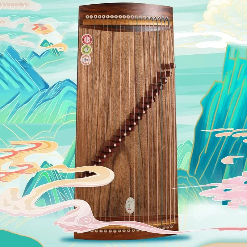 21 струна Guzheng портативный для детей начинающих Guqin Профессиональный традиционный