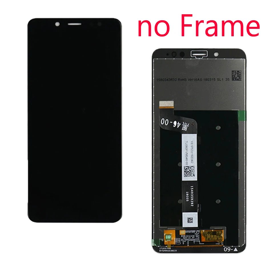 Фото ЖК-дисплей AAA + для Xiaomi Redmi Note 5 Pro, ЖК-дисплей с сенсорным экраном и дигитайзером в сборе с рамкой для замены ЖК-дисплея Redmi Note 5 №2