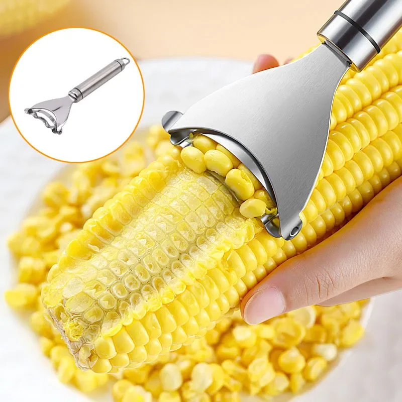 

Thresher Corn Peeler Corn Corn Stainless Thresher Fruit Peel Easy Vegetable Tools Peeler Corn And Kitchen Steel Knives