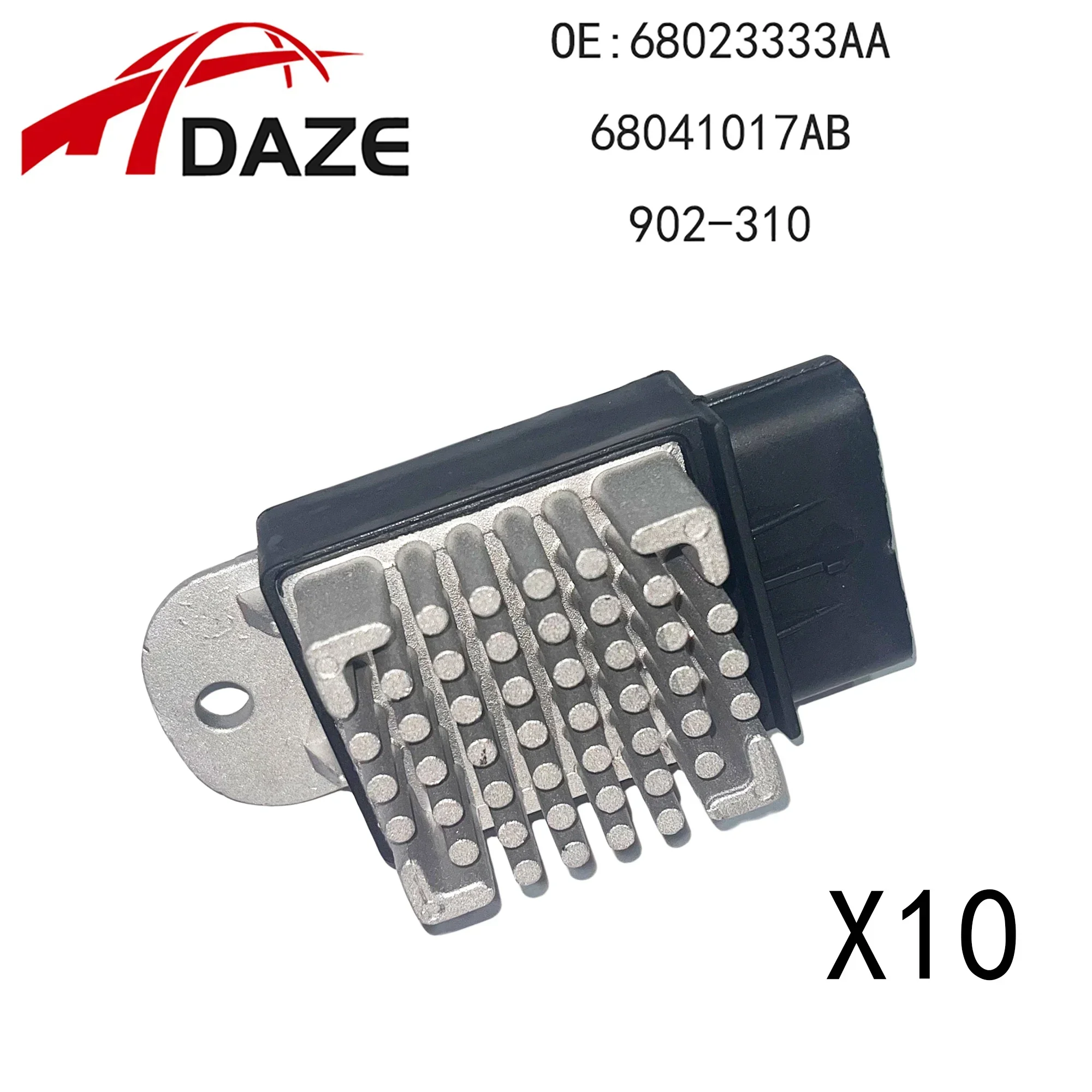 

DAZE 10шт. 68023333 АА 68041017 AB 902-310 Реле вентилятора охлаждения двигателя для Chrysler Pacifica Dodge Caravan Jeep Liberty Wrangler