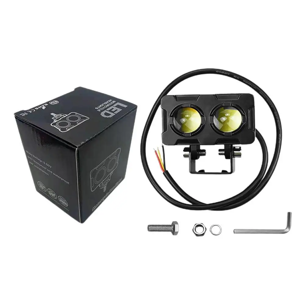 Фонарь для мотоцикла с двумя линзами 60 Вт 1 шт.