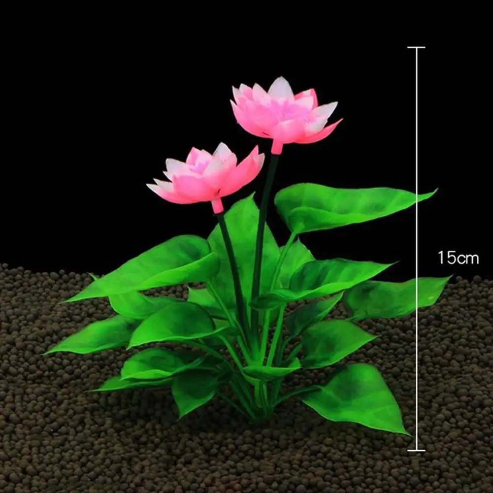 Фотофон для аквариума с цветочным рисунком лотоса |