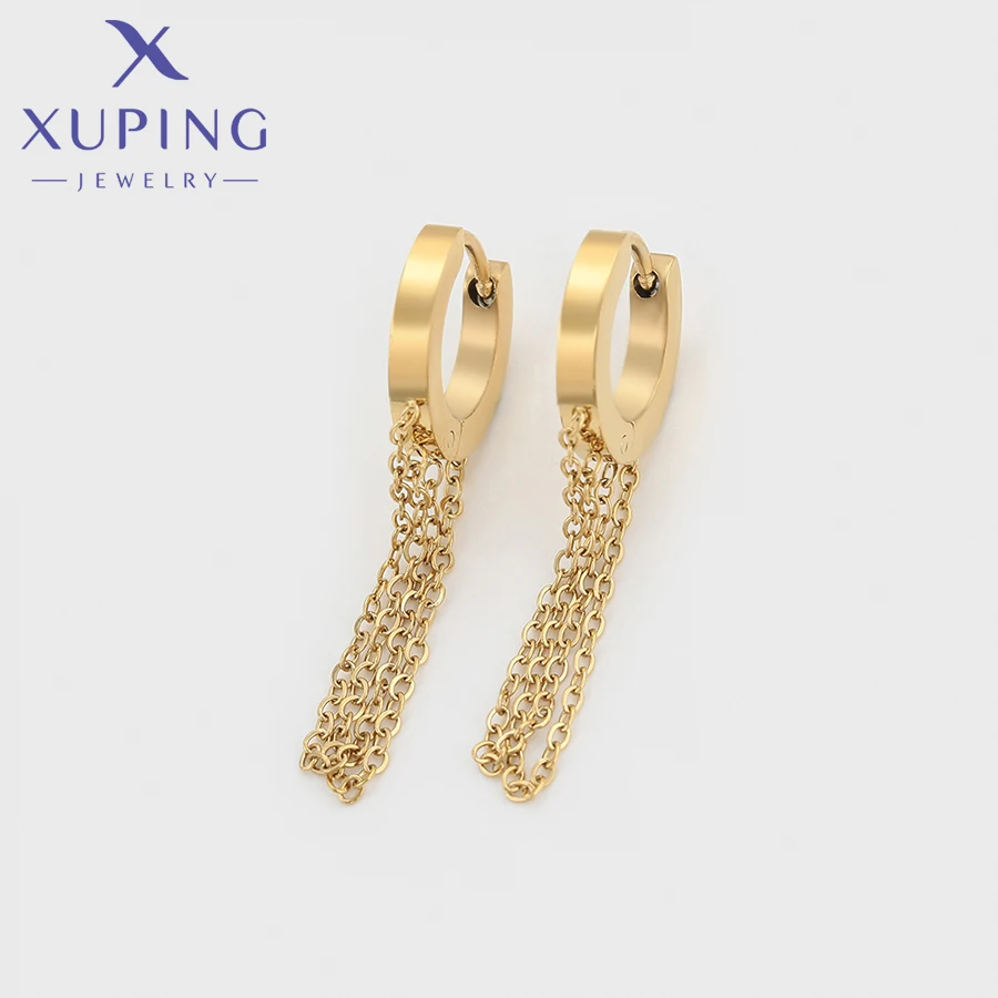 Серьги-кольца Xuping из нержавеющей стали