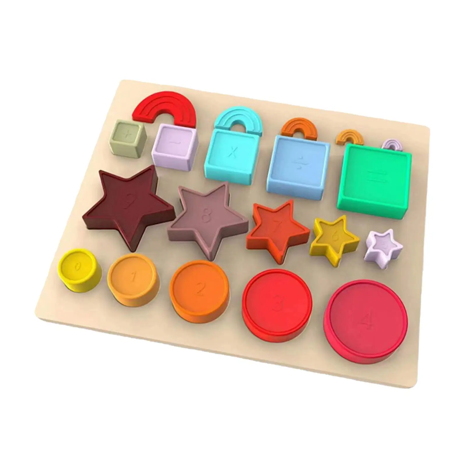 

Toddler Shape Puzzles Stacking and Sorter for Preschool Toy Toddlers Kids