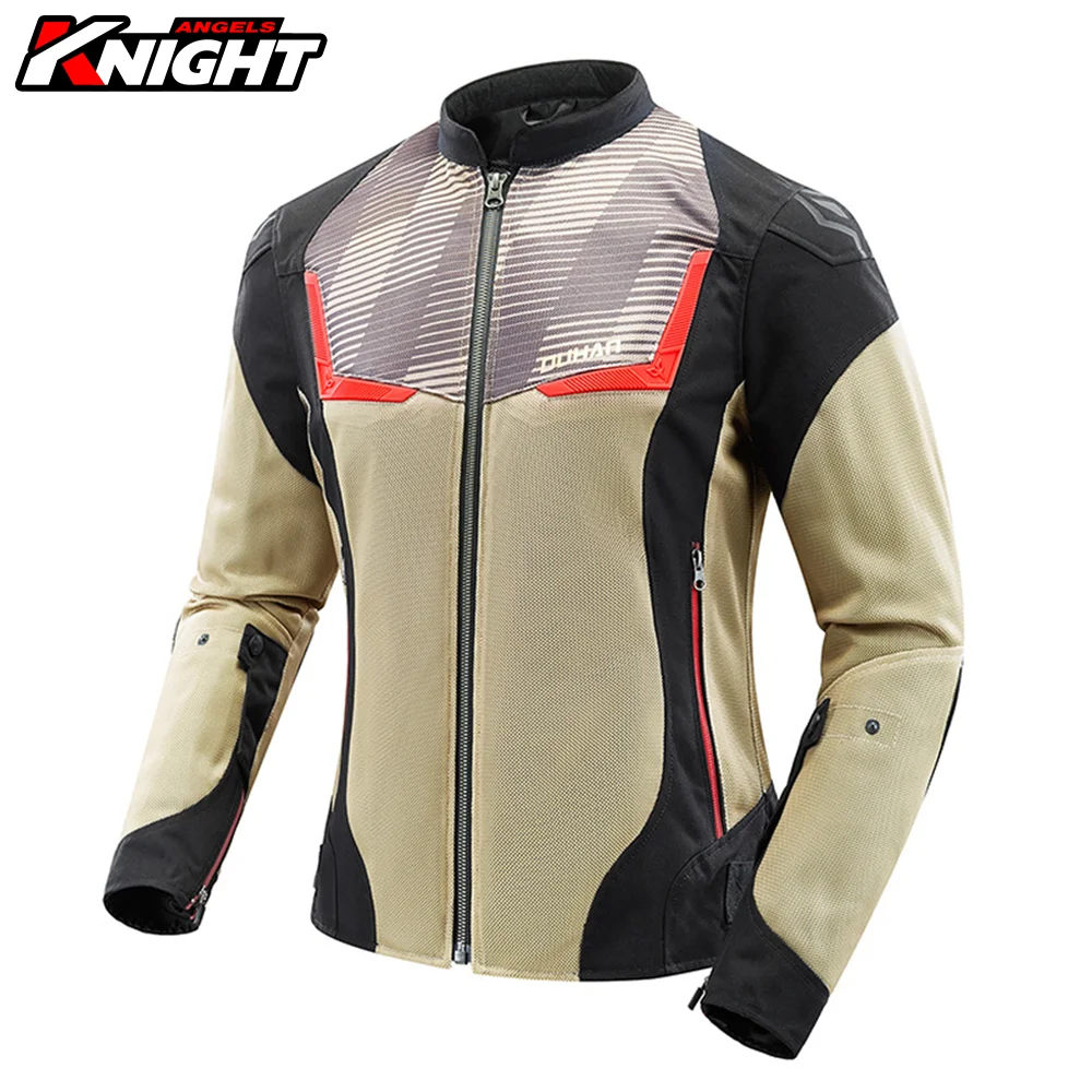 

DUHAN Motorcycle Jacket Breathable Mesh Summer Motorcycle Moto Protective Clothing CE Certified Moto Riding Clothes Women