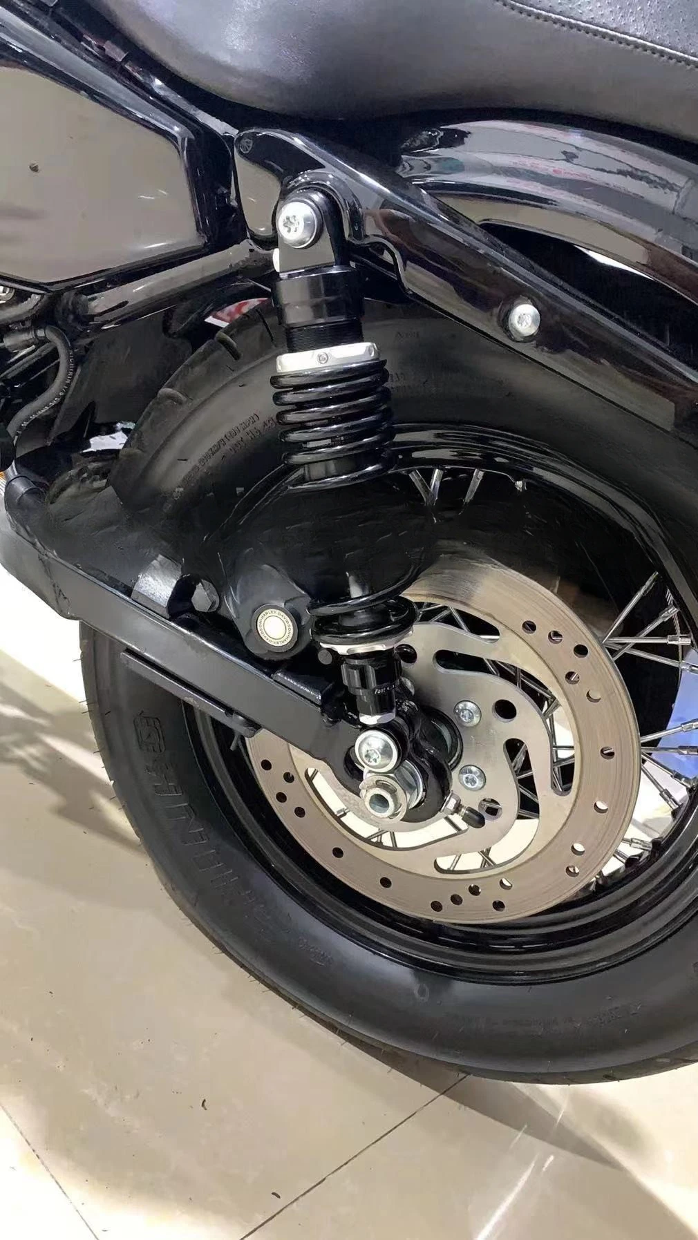 Модификация мотоцикла с регулировкой демпфирования и амортизацией 310 320 мм