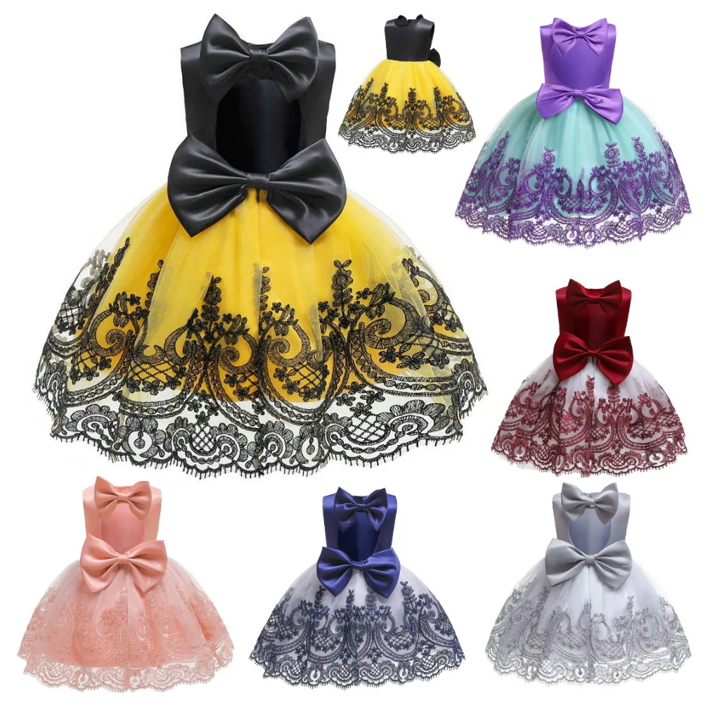 

Hot Sales Elegant Princess Girl Party Dress 2023 New Style Kids Dresses For Girls 1 To 5 Years Child Christening Gowns Christmas