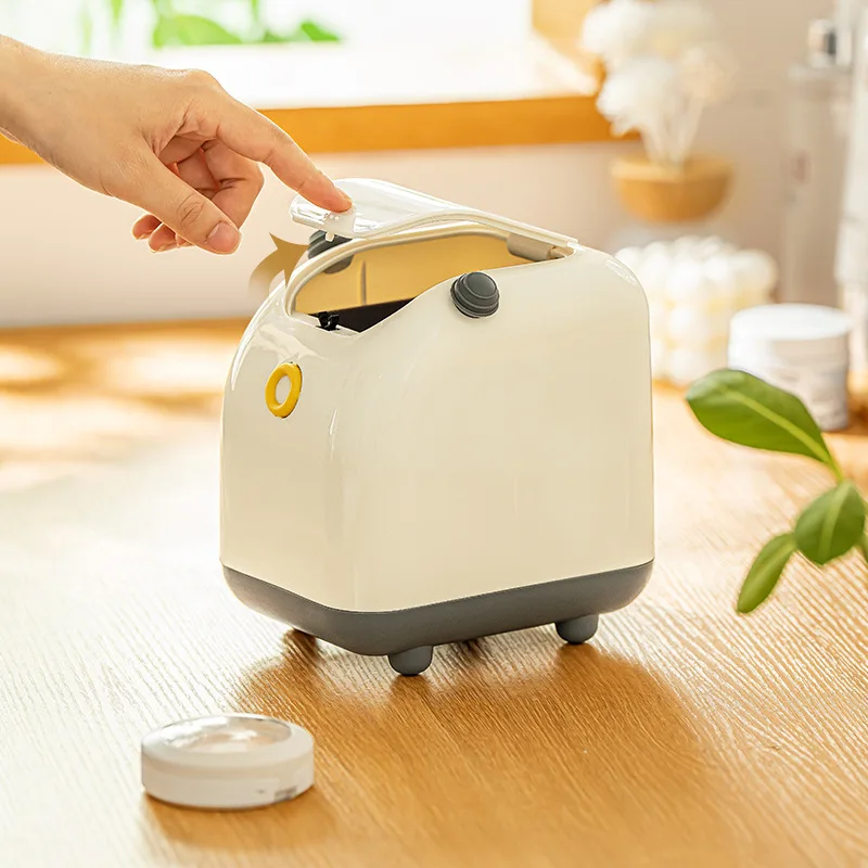 Мини-настольный Мусорный Бак Пресс-тип Бытовой Стиль Милая Корзина Для Бумаги