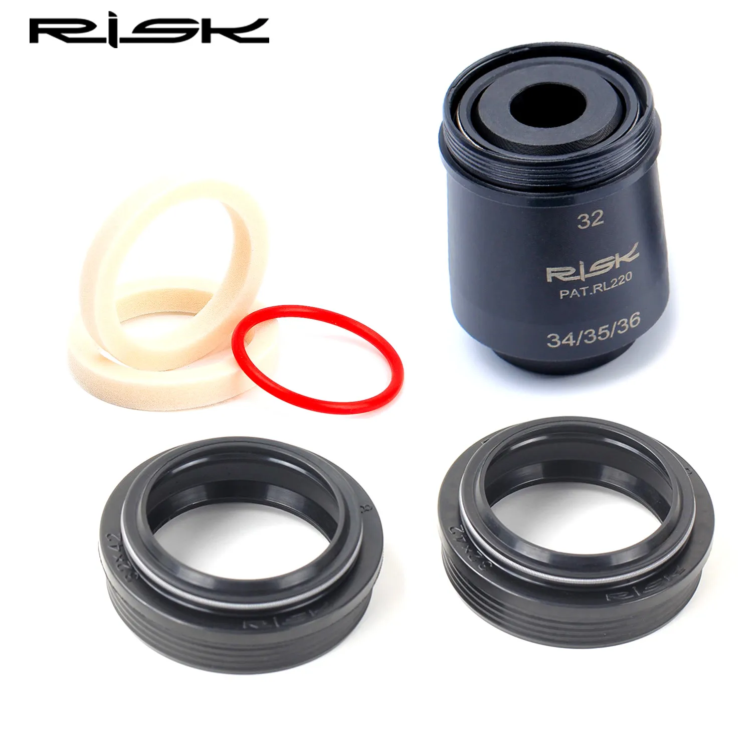 Fork Suspension Dust Seal 32mm 34mm 35mm 36mm Stanchion Tube Wiper Oil Seal Compatible Rockshox/fox/sr Suntour