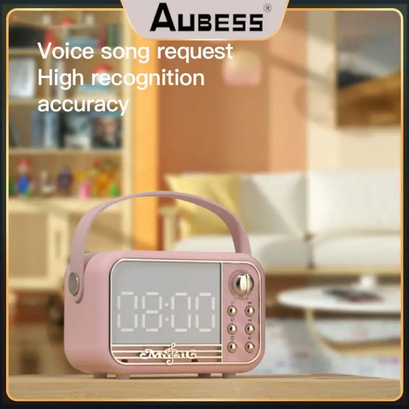

1pc Voice Box Portable Wireless Speaker 3d Stereo Surround High Sound Quality Loud Subwoofer Smart Home Accessories Creative New