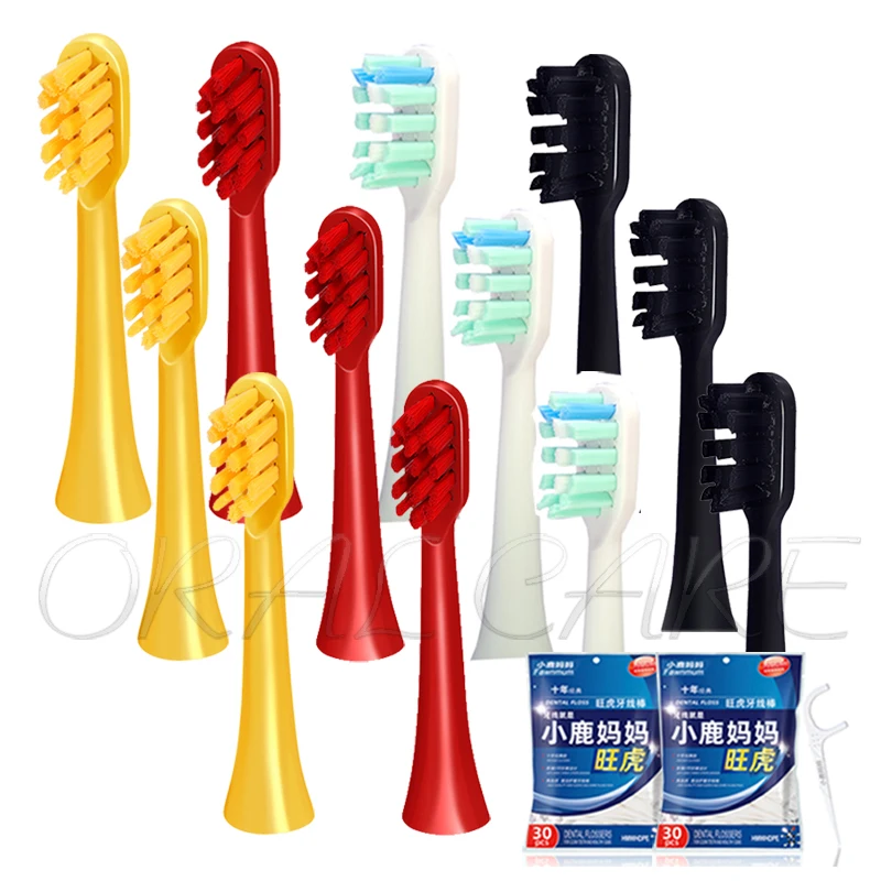 

Replacement Electric Toothbrush Heads For APIYOO P7/A7/Y8/T6S/T7S/G7/G8/P7/T9 Moreton White Vacuum Packing Brush Head With Cover