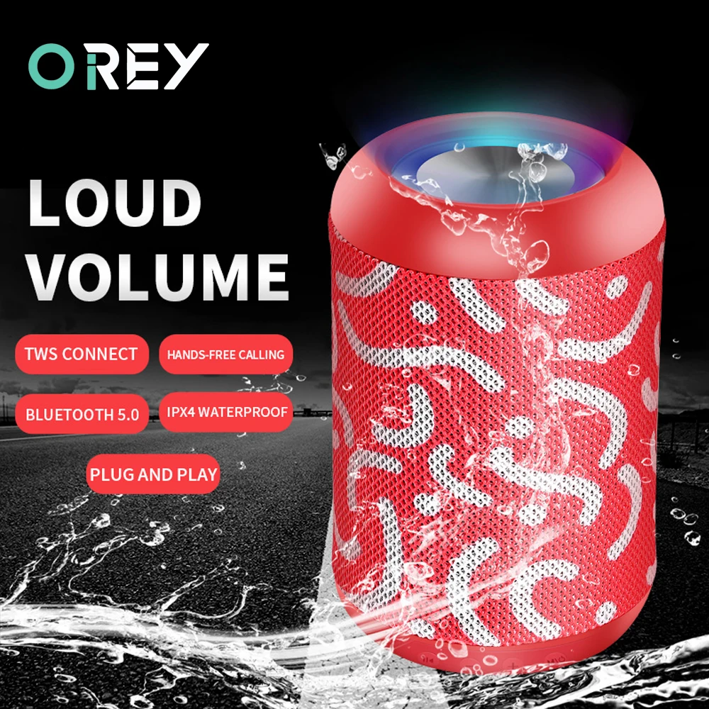 Портативный многоцветный наружный беспроводной сабвуфер маленький динамик Macaron Мини Bluetooth-совместимый динамик водонепроницаемый громкий динамик