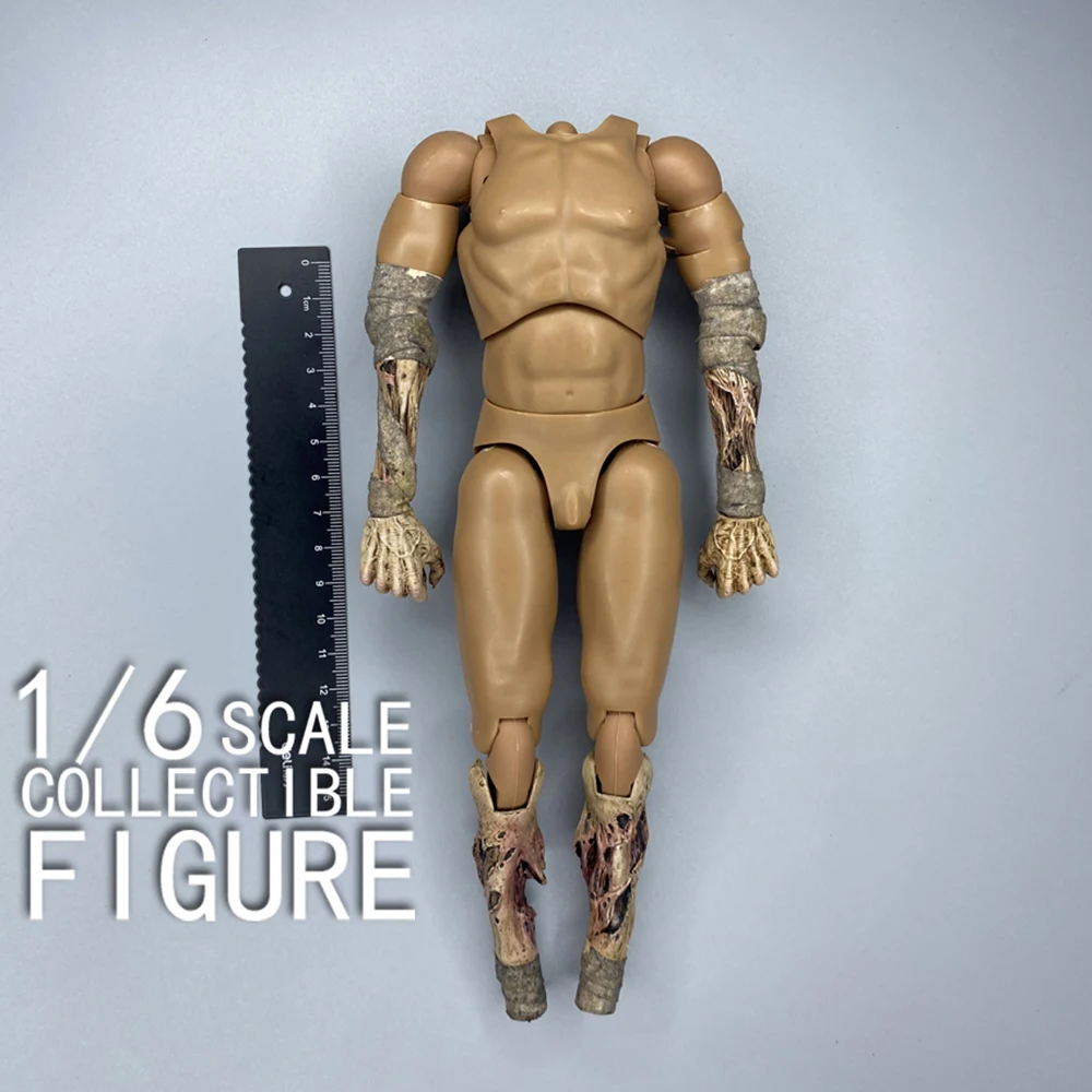 

3ATOYS 1/6 Special Army Zombie Body Action Figure Grunge Style Residents Of the Evil Fit 12" Figure Accessories DIY
