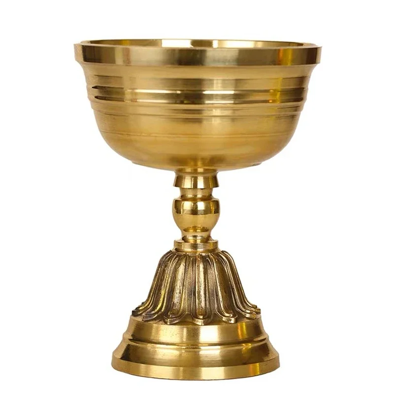 Латунный буддистский подсвечник