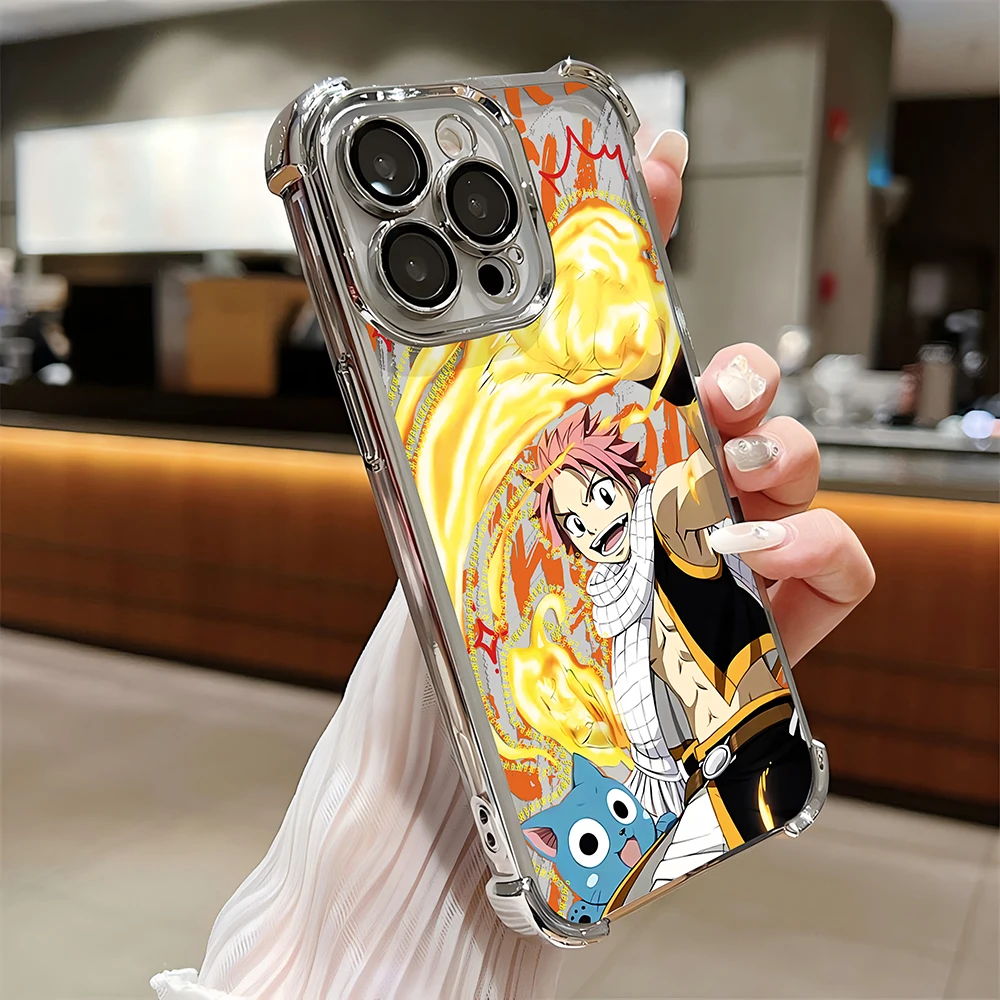 Чехол с покрытием FAIRY TAIL для Xiaomi 14 14Pro 13 Pro Poco F4 F5 X5 X3 4G 5G противоударный защитный