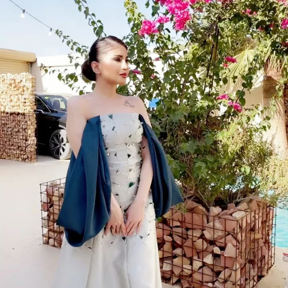 Роскошное и элегантное бальное платье с тяжелыми плечами по индивидуальному