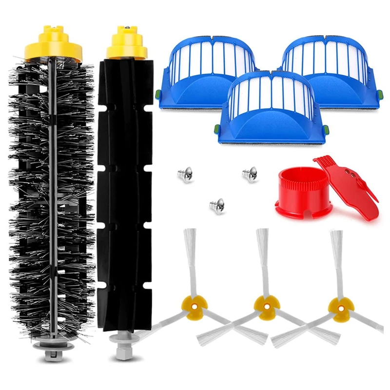 

Replacement Accessory Set For Irobot Roomba 595 620 650 671 694.Replacement Parts Kit Includes Filter Side Brush