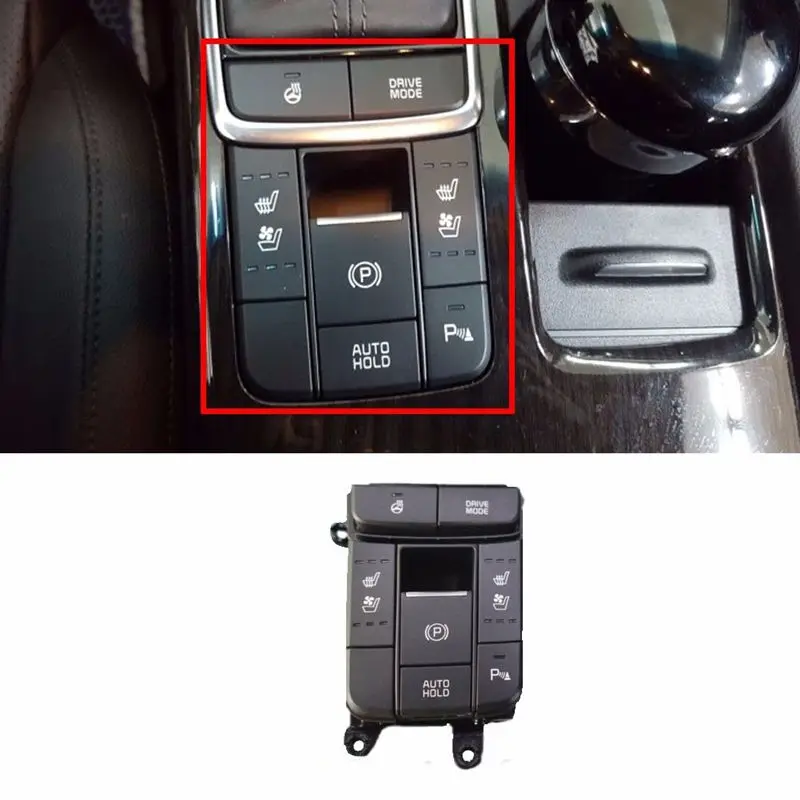 Complete Console Floor Switch Assy for KIA Optima K5 Start and stop electronic handbrake switch seat heating button drivemode