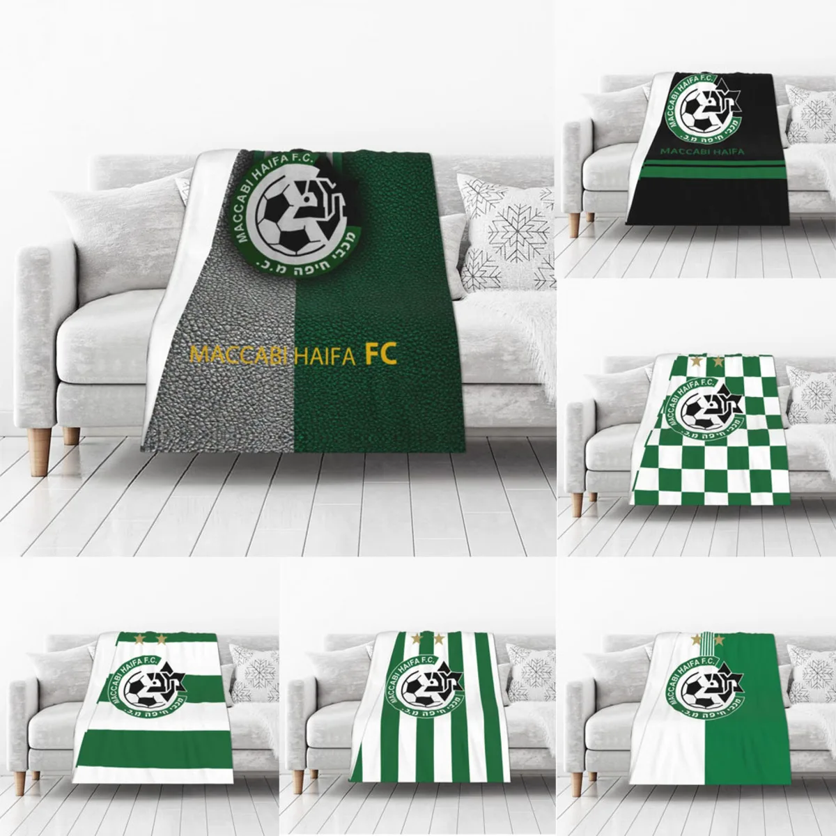 

Selimut Dua Sisi Tebal Maccabi Mua Anti Pilling, Selimut Nyaman Berbulu, Flanel Mewah (50'X 40')