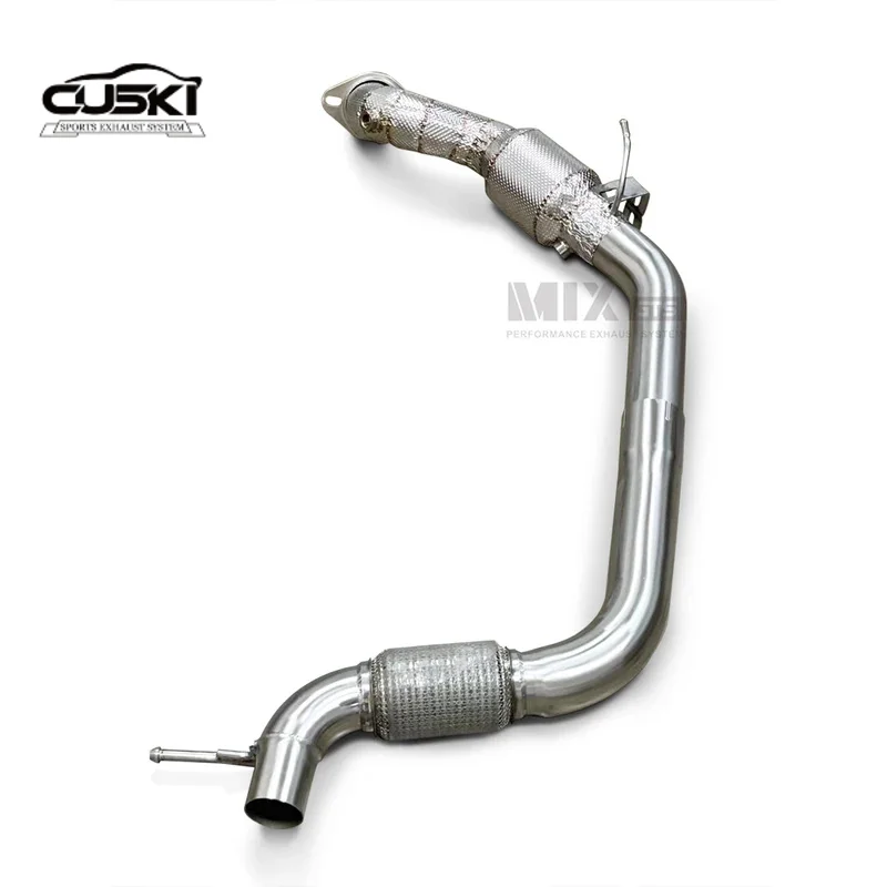 Pertains to Ford Mustang 2.3T Выпускной коллектор без нижней трубы в форме кошки фитинги для