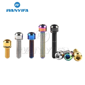 Титановые болты Wanyifa M6x16 18 20 25 35 мм, болты с торцевой головкой с шайбами, велосипедный дисковый тормоз, адаптер, крепление, велосипедные винты