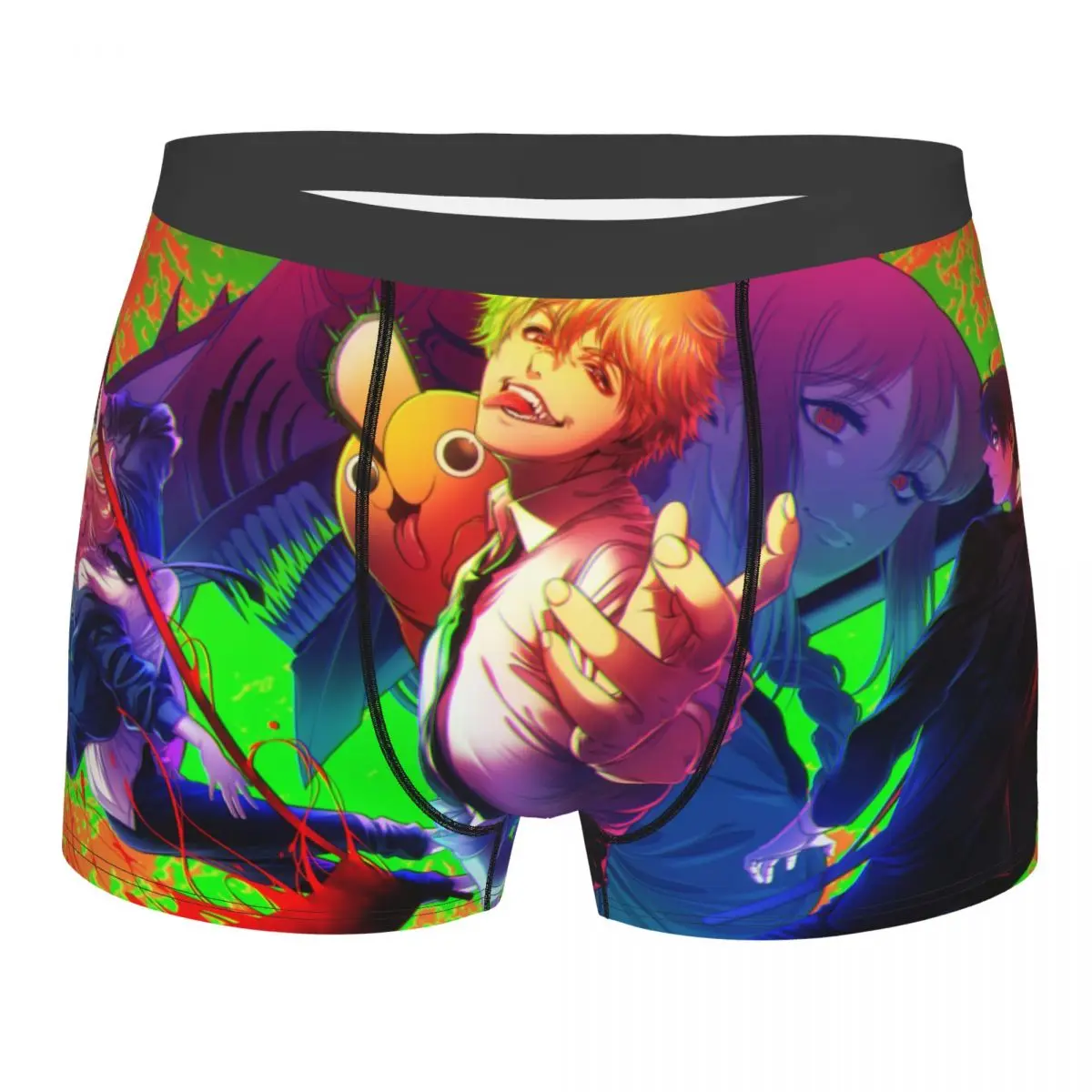

Chainsaw Man Underpants Homme Panties Men's Underwear Comfortable Shorts Boxer Briefs