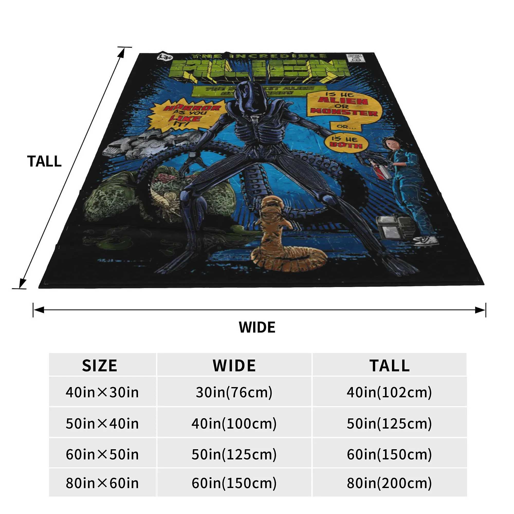 Невероятные одеяла Alien Xenomorph плюшевые пледы постельное белье портативное легкое