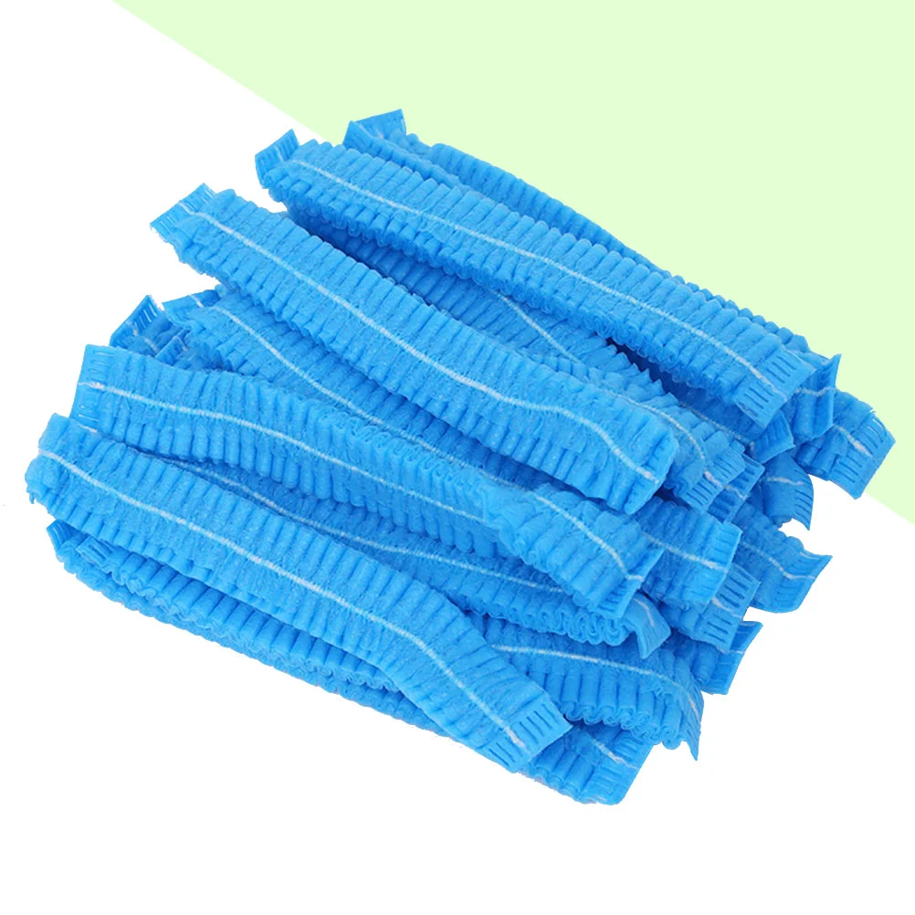 

200 Pcs Disposable Caps Medical Shower Hair Nets Women Service Non-Woven Women's