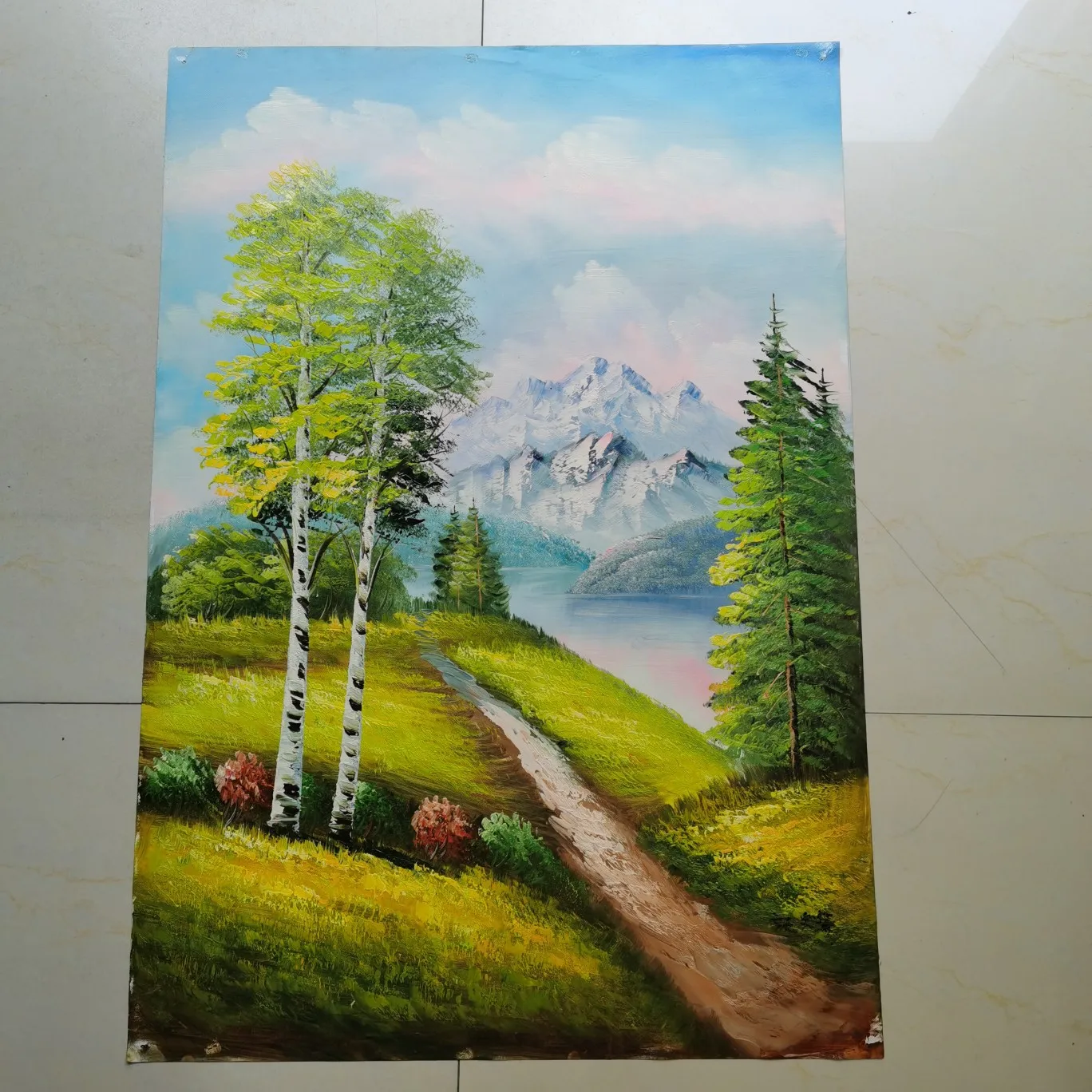 

Hand-Painted Oil Painting By Size: 70x100cm